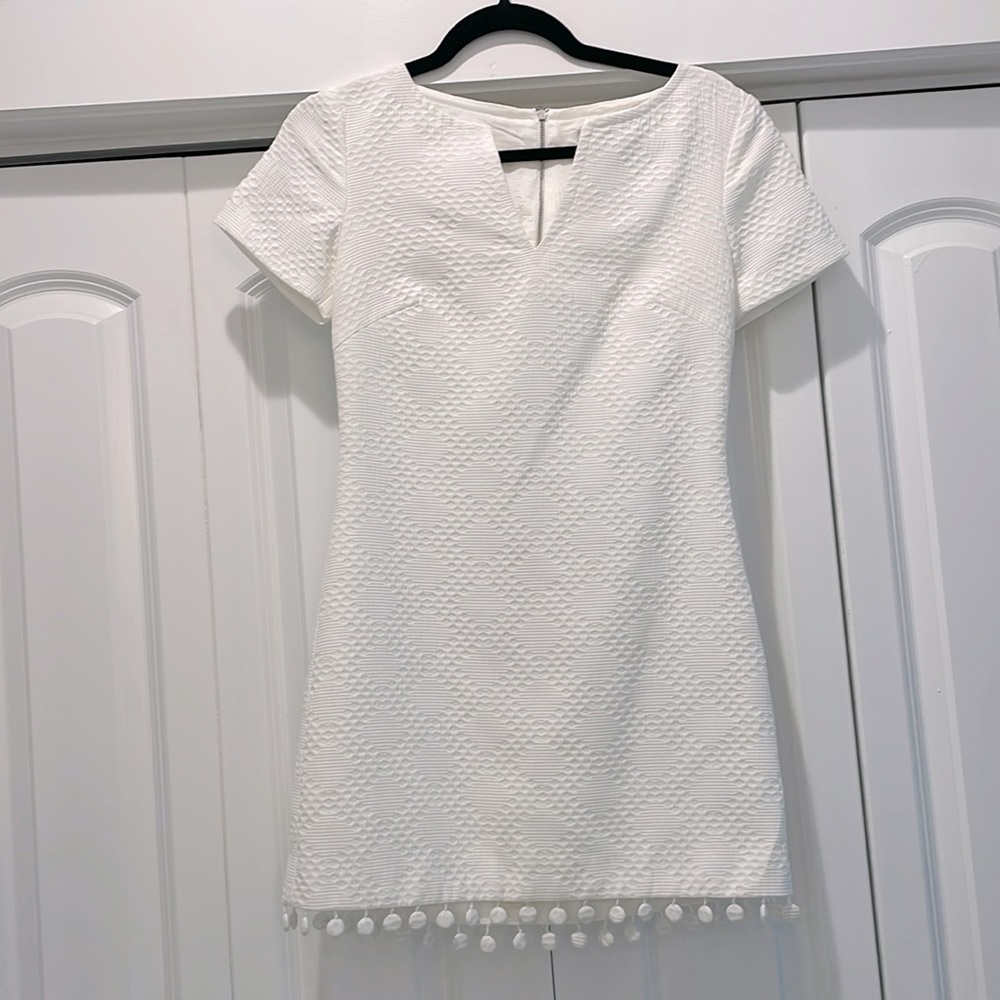 Trina Turk white mini dress 0